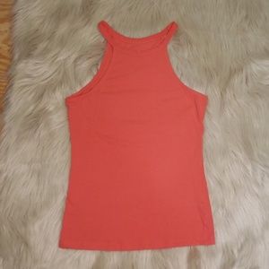 Pink racer front & back tank